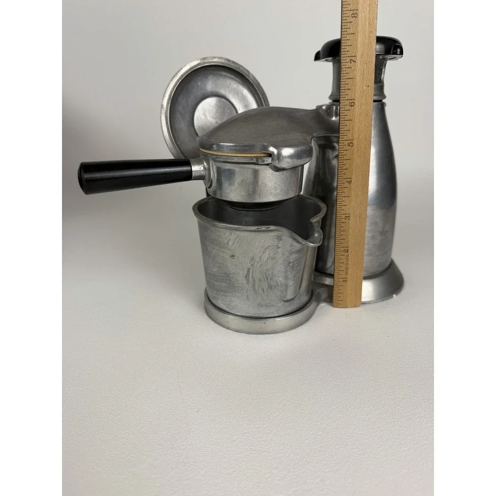 Vintage Vesuviana Stovetop Espresso Coffee Maker Made In Italy, Complete Set.